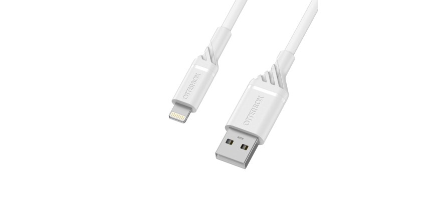 OtterBox Cable USB A-Lightning 2M, Cloud Sky White