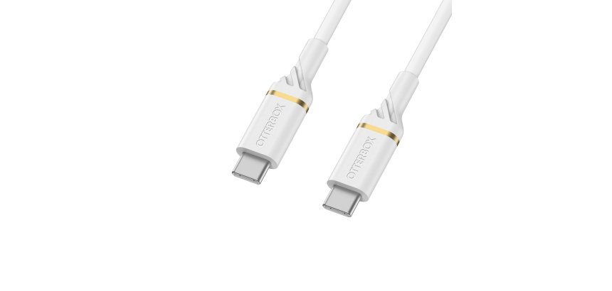 OtterBox Cable USB C-C 2M USB-PD, Cloud Sky White