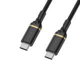 OtterBox Cable USB C-C 1M USB-PD, noir