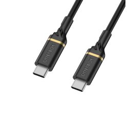 OtterBox Premium Cable USB C-C 2M USB-PD, negro