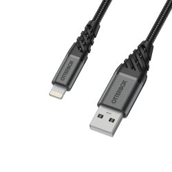 OtterBox Premium Cable USB A-Lightning 1M, noir