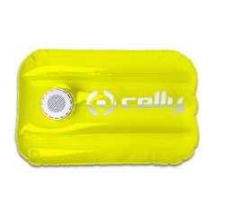 Celly Poolpillow Mono portable speaker White, Yellow 3 W