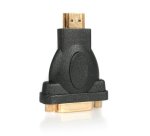 Adaptador HDMI a DVI - DVI-D Hembra - HDMI Macho - Conversor - Negro, HDMI, DVI-D, Negro