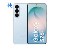 Samsung Galaxy S26+ Smartphone AI, 256GB, Processore avanzato, Assistente Foto, Creative Studio, Camera 50 MP, 4900 mAh, Sky Blue