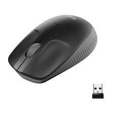 Logitech M190 ratón Oficina Ambidextro RF inalámbrico Óptico 1000 DPI