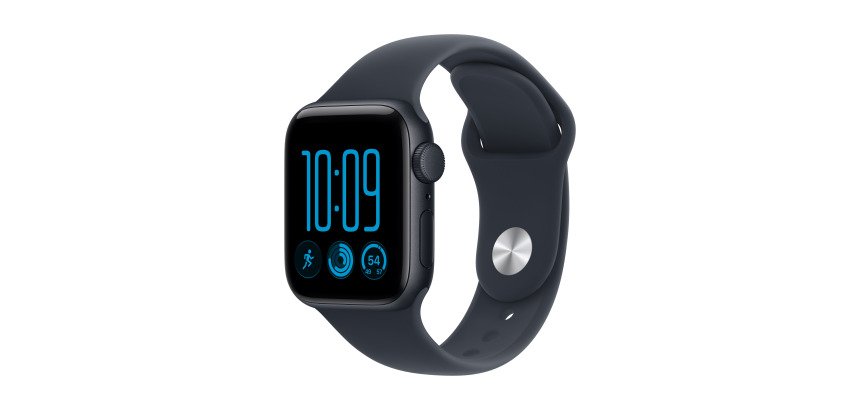 Apple watch Apple Watch SE 3 GPS 40 mm Boîtier en aluminium Minuit avec Bracelet Sport Bleu marine - M/L