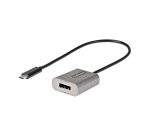 StarTech.com USB C naar DisplayPort Adapter - 8K/4K 60Hz USB-C naar DisplayPort 1.4 Adapter Dongle - USB Type-C naar DP Monitor Video Converter - Werkt met Thunderbolt 3 - 30cm Vaste Kabel