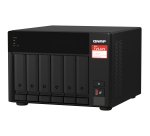 QNAP TVS-675 NAS Tower ZhaoXin KaiXian KX-6000 KX-U6580 8 Go DDR4 0 To QuTS hero Noir