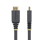 StarTech.com Câble HDMI Haute Vitesse de 5 m avec Connecteurs à Verrouillage, 4K 60 Hz/1440p 144 Hz, HDR10/HDCP 2.2/ARC, 18 Gbps, Câble UHD HDMI pour Téléviseur/Moniteur/Écran, Gaine TPE