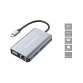 Conceptronic DONN21G replicatore di porte e docking station per laptop Cablato USB 3.2 Gen 1 (3.1 Gen 1) Type-C Grigio