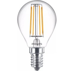 Philips Lampadina candela trasparente a filamento 40 W P45 E14