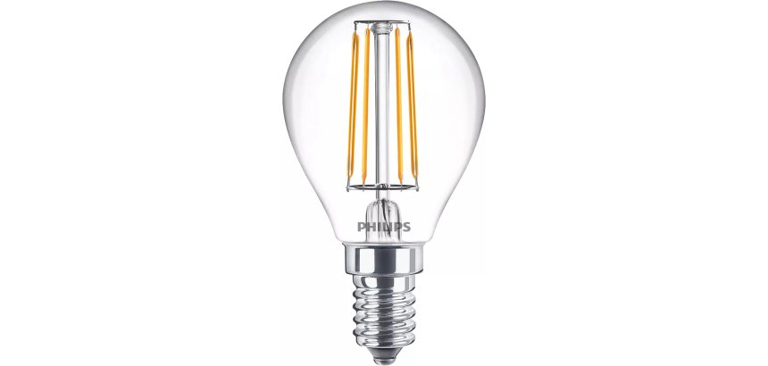 Philips Filament Candle Clear 40W P45 E14