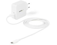 StarTech.com Chargeur Mural USB C - Chargeur USB C pour Ordinateur Portable 60W PD - Câble de 2m - Adaptateur Secteur Universel Compact Type C - Dell XPS/Lenovo X1 Carbon/HP EliteBook/MacBook - USB Certifié IF/CE