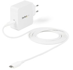 StarTech.com Cargador USB C de Pared - Cargador USB Tipo C de 60W para Ordenador Portátil - con Cable de 2m - Adaptador Universal de Alimentación Compacto USB C - Dell/Lenovo X1/HP/MacBook