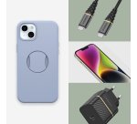 OtterBox OtterGrip Symmetry Series for iPhone 15 Plus, You Do Blue (Blue)