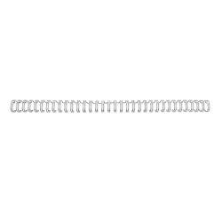 Dorsi spirale - metallo - 34 anelli passo 3:1 - 11 mm - argento - GBC - scatola 100 pezzi