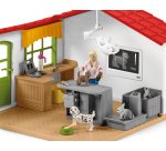 Boite de jeux schleich farm world clinique veterinaire    avec animaux domestiques
