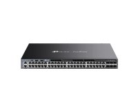 TP-Link Omada SG6654XHP commutateur réseau Géré L3 Gigabit Ethernet (10/100/1000) Connexion Ethernet, supportant l'alimentation via ce port (PoE) 1U Noir