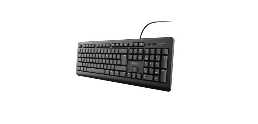 Trust TK-150 tastiera Universale USB QWERTY Spagnolo Nero