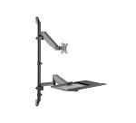 Equip Estación de trabajo mural con un solo monitor de 17"-32