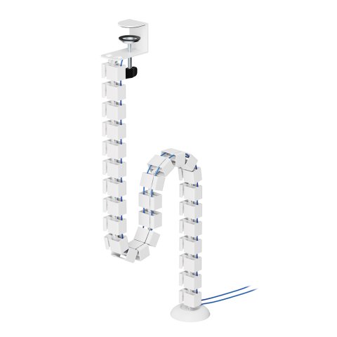 Neomounts ADS06-131WH Organizador vertebral de cables - montaje de abrazadera - universal