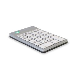 R-Go Tools Clavier R-Go Numpad Break, clavier numérique ergonomique avec logiciel de pause, bluetooth, blanc