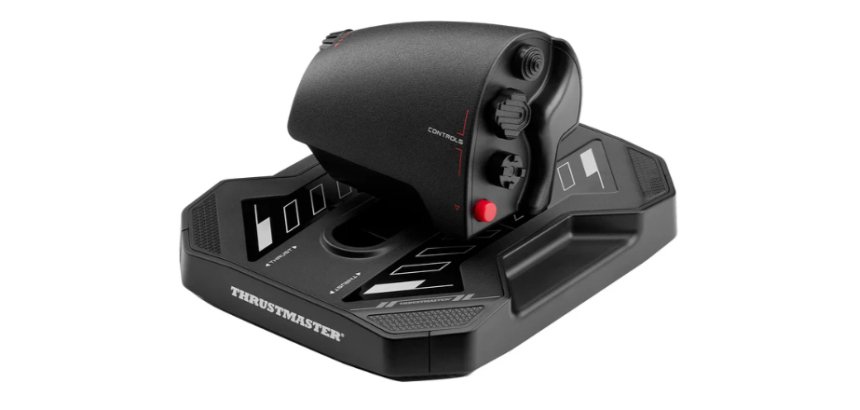 Thrustmaster Sol-R 6 Throttle Nero USB Simulazione di Volo Analogico/Digitale PC