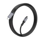 AISENS Cable USB 3.2 Gen2 Aluminio 10Gbps 8K@30Hz 5A 100W E-Mark, Tipo USB-C/M-USB-C/M, Negro, 4.0m