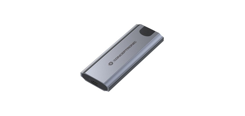 Conceptronic DANTE05G caja para disco duro externo Caja externa para unidad de estado sólido (SSD) Gris M.2
