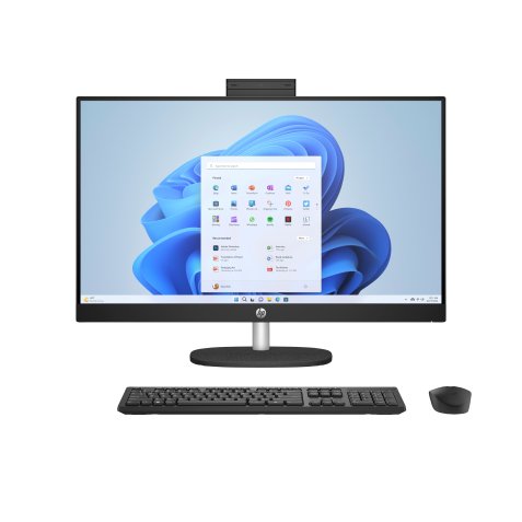 HP All-in-One 27-cr0060nf AMD Ryzen™ 7 7730U 68,6 cm (27") 1920 x 1080 pixels PC All-in-One 16 Go DDR4-SDRAM 512 Go SSD Windows 11 Home Wi-Fi 6 (802.11ax) Blanc
