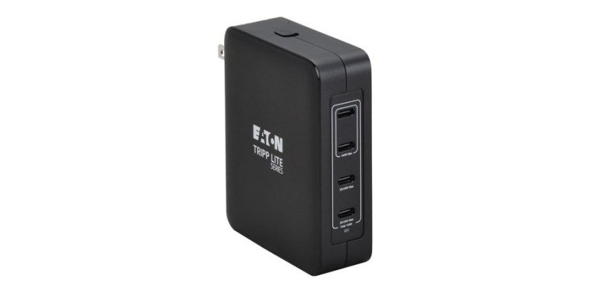 Eaton U280-W04-145C4G chargeur d'appareils mobiles Smartphone, Tablette, Ordinateur portable, Consoles portables, Haut-parleur portable Noir Secteur Intérieure