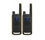 Walkie Talkie Motorola Talkabout T82 Extreme Twin Pack two-way radios 16 canales Negro, Naranja