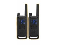 Walkie Talkie Motorola Talkabout T82 Extreme Twin Pack two-way radios 16 canales Negro, Naranja