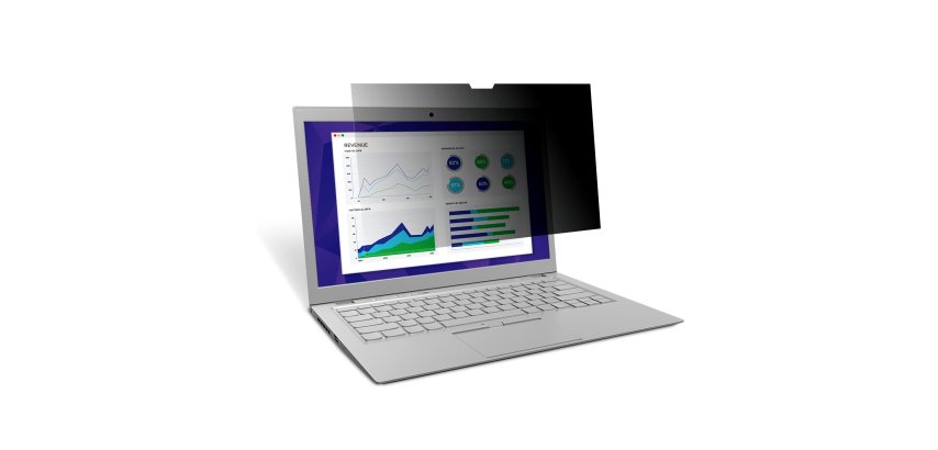3M Filtre de confidentialité pour ordinateur portable à écran panoramique edge-to-edge 13,3"