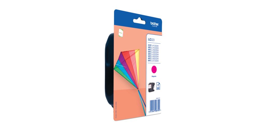 Brother LC223MBP cartuccia d'inchiostro 1 pz Originale Magenta