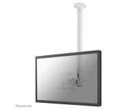 Neomounts FPMA-C100WHITE Soporte de techo para monitor/TV 10-30" - alt. 79-129 cm