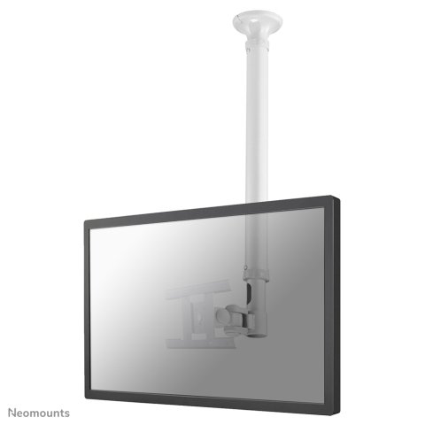 Neomounts FPMA-C100WHITE Soporte de techo para monitor/TV 10-30" - alt. 79-129 cm
