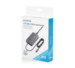 AISENS Cargador De Sobremesa GaN 45W PD3.0 1xUSB-C 1.8m, Negro