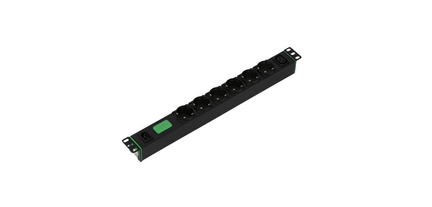 APC Easy Rack unità di distribuzione dell'energia (PDU) 7 presa(e) AC 1U Nero