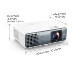 BenQ TK710STi Projecteur à focale courte 3200 ANSI lumens DLP UHD 4K (3840x2160) Compatibilité 3D Noir, Blanc