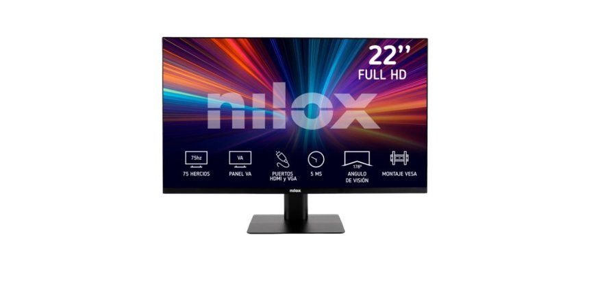Nilox MONITOR 21.5" IPS 5MS VGA HDMI computer monitor 55.9 cm (22") 1920 x 1080 pixels Full HD LED Black