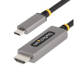 StarTech.com 3m USB-C naar HDMI Adapter Kabel, 8K 60Hz, 4K 144Hz, HDR10, USB Type-C naar HDMI 2.1 Video Converter Kabel, USB-C DP Alt Mode/USB4/Thunderbolt 3/4 Compatibel, USB-C Laptop naar HDMI Monitor