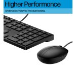 HP Wired Desktop 320MK Mouse and Keyboard