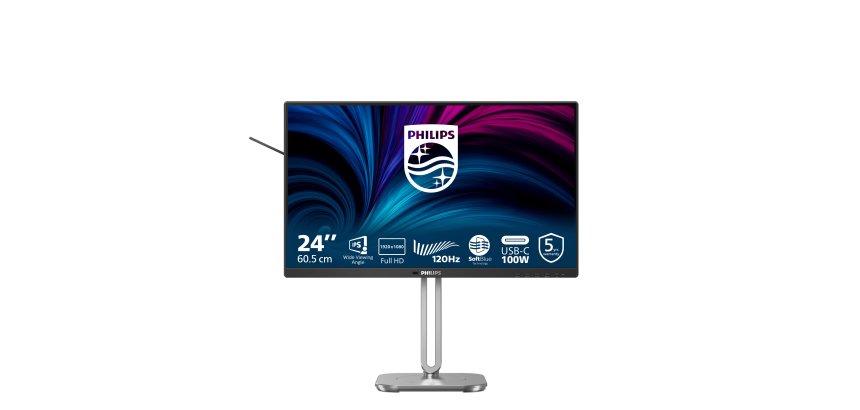 Philips 4000 series 24B2U4301/00 écran plat de PC 60,5 cm (23.8") 1920 x 1080 pixels Full HD LCD Gris