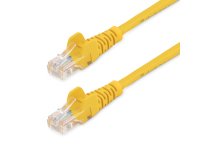 StarTech.com Câble réseau Cat5e UTP sans crochet de 2m - Cordon Ethernet RJ45 anti-accroc - M/M - Jaune