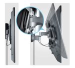 StarTech.com Support Mural Articulé Robuste pour Téléviseur à Écran Plat jusqu'à 100" et 85kg, VESA 800x500, Support à Profil Bas, Conforme TAA