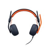 Logitech 981-001372 auricular y casco Auriculares Alámbrico Diadema Educación Azul, Naranja