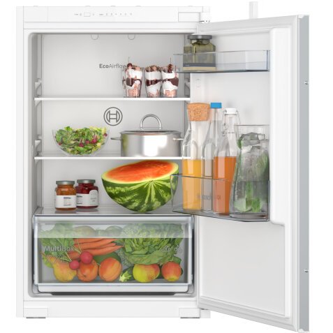 BOSCH Réfrigérateur encastrable 1 porte KIR21NSE0, Série 2, 136 litres, Niche 88 cm