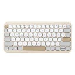 ASUS Marshmallow Keyboard KW100 clavier Maison Bluetooth Beige, Gris, Blanc