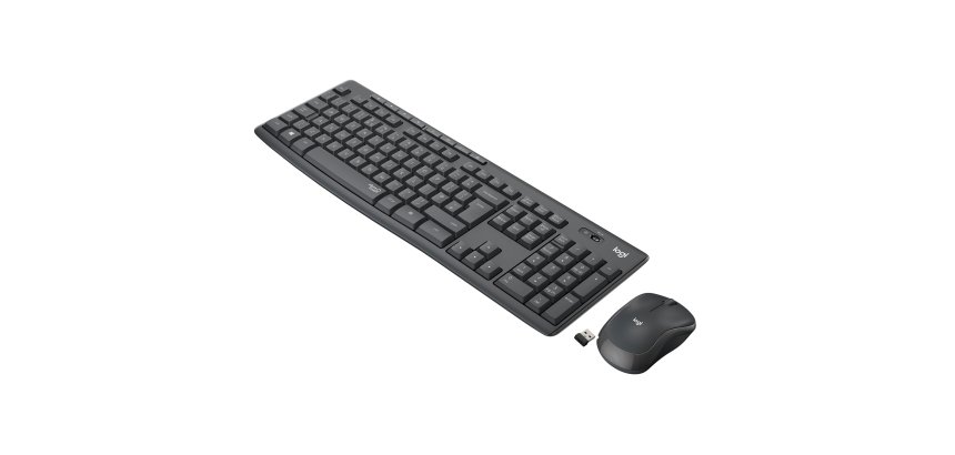 Logitech MK295 Kit Mouse e Tastiera Wireless Silent